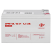 Акумулятор гелевий 7.5 Ah (ампер-годин) LogicPower LPM-GL 12V