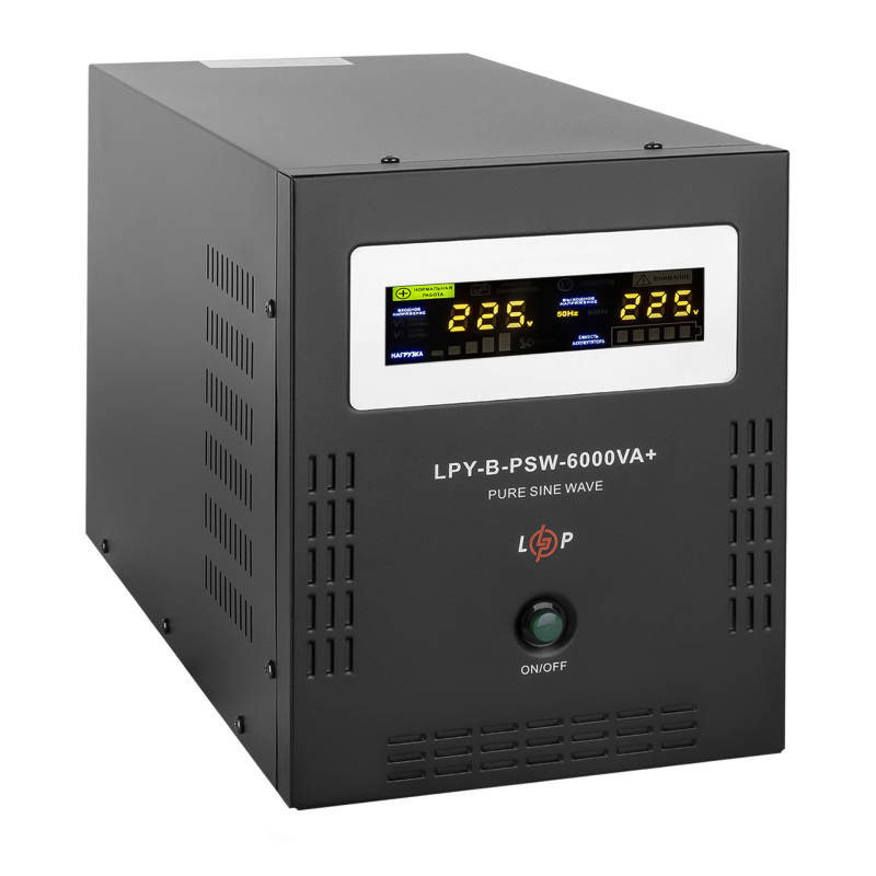 ИБП с правильной синусоидой LogicPower LPY-B-PSW-6000VA-4200Вт-48V-10A/20A