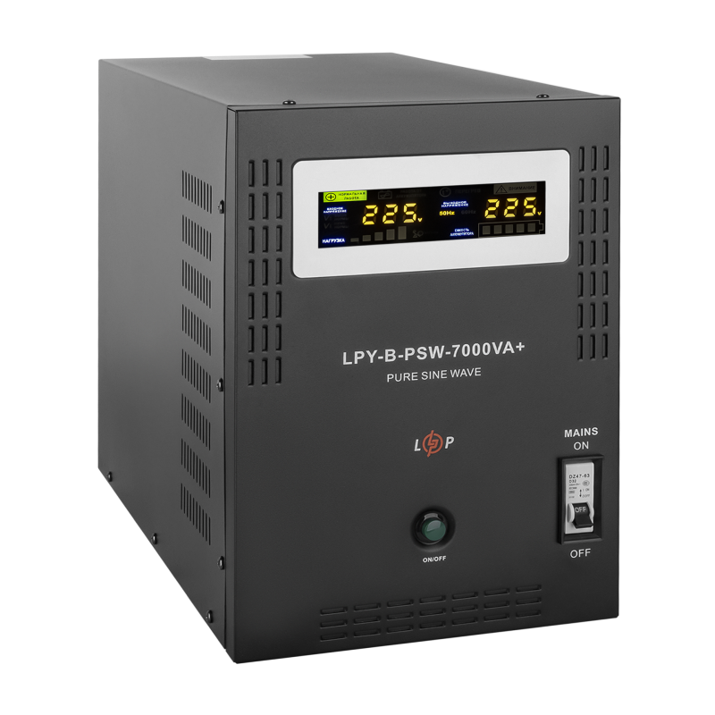 ДБЖ з правильною синусоїдою LogicPower  LPY-B-PSW-7000VA-5000Вт-48V-10A/20A