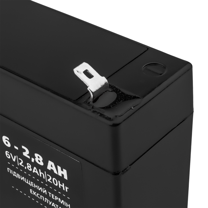 Акумулятор свинцево-кислотний 2.8 Ah (ампер-годин) LogicPower AGM LP Silver 6V