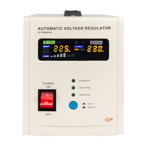 Стабілізатор напруги LOGICPOWER LP-1750RD EU (1000Вт/7 ступ)