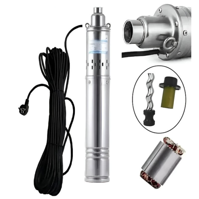 Свердловинний насос FORWATER 3S QGD1.2-100-0.75 (750 Вт, 140 м, 1.8 м³/год, Ø75 мм)