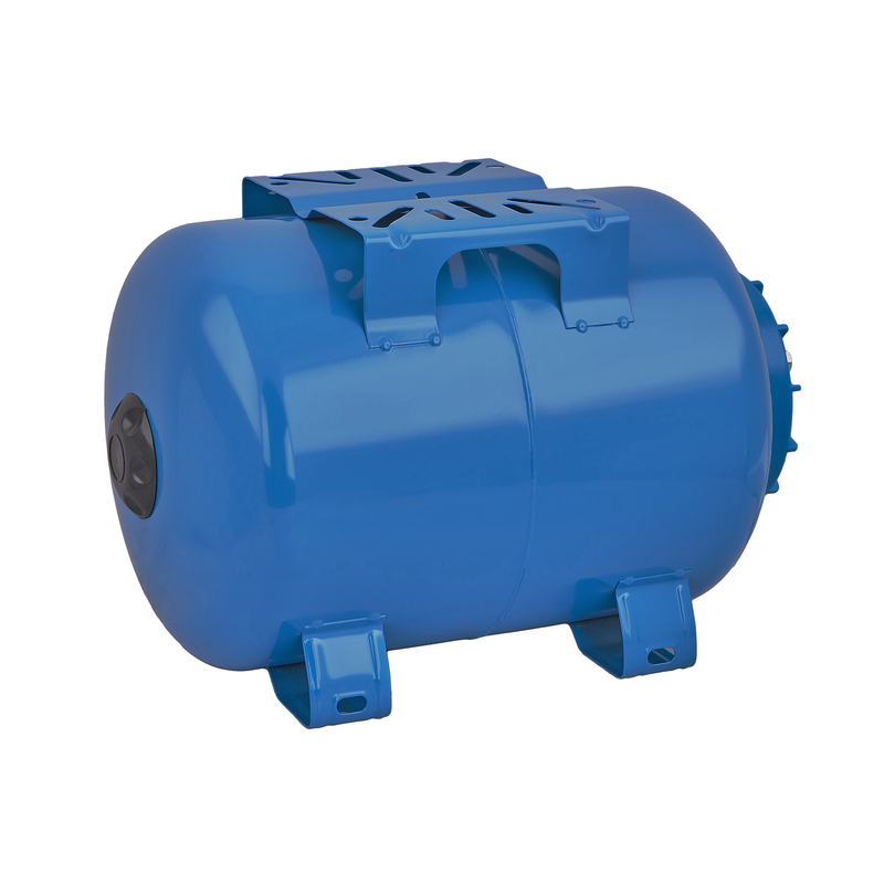 Гидроаккумулятор горизонтальный Vodomet HTP-24L корпус-сталь, мембрана Se.Fa, фланец-сополимер