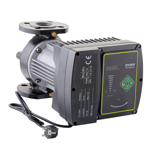 Насос циркуляційний енергозберігаючий фланцевий Koer star GRS 65/15F (1,3 кВт, Q=750 л/хв, H=15 м)