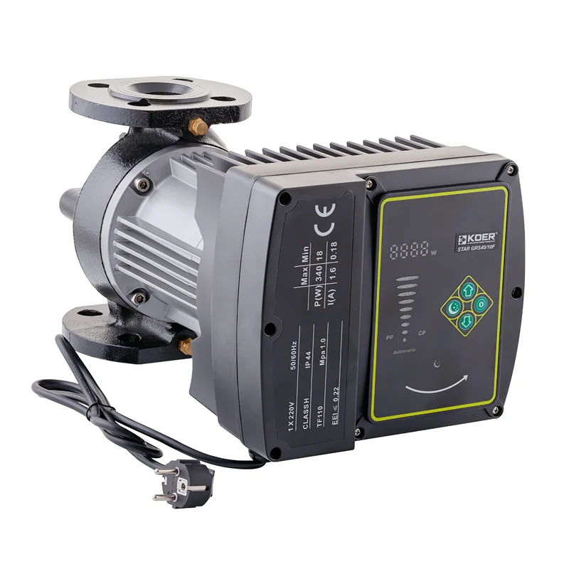 Насос циркуляційний енергозберігаючий фланцевий Koer star GRS 50/12F ( 0,56 кВт, Q=370  л/хв, H=12 м)