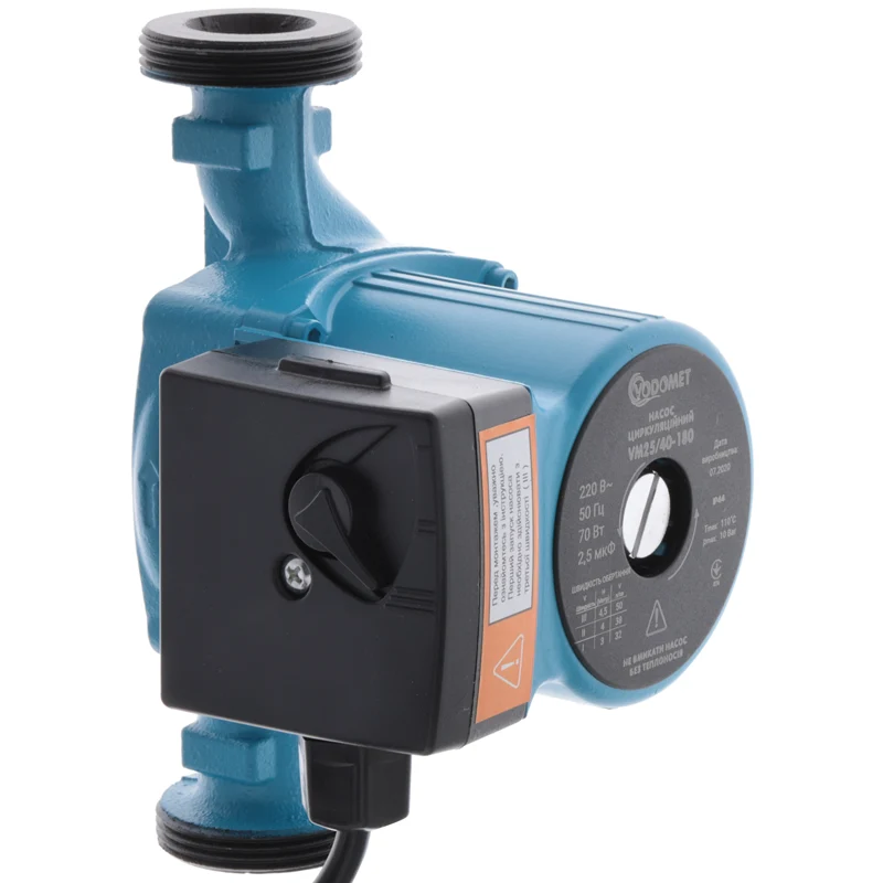 Насос циркуляционный Vodomet VM25/40-180 (70 Вт, Q=3 м³/ч, H=4.5 м)
