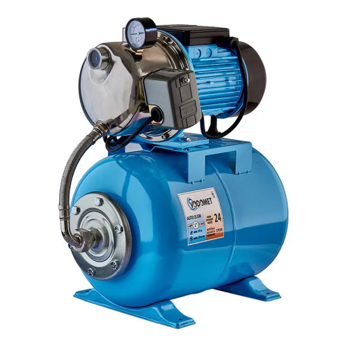 Насосная станция Vodomet Auto JS100 1" нержавеющая сталь (1,1 кВт, Q=3 м³/ч, H=45 м) Насосная станция Vodomet Auto JS100 1" нержавеющая сталь (1,1 кВт, Q=3 м³/ч, H=45 м)