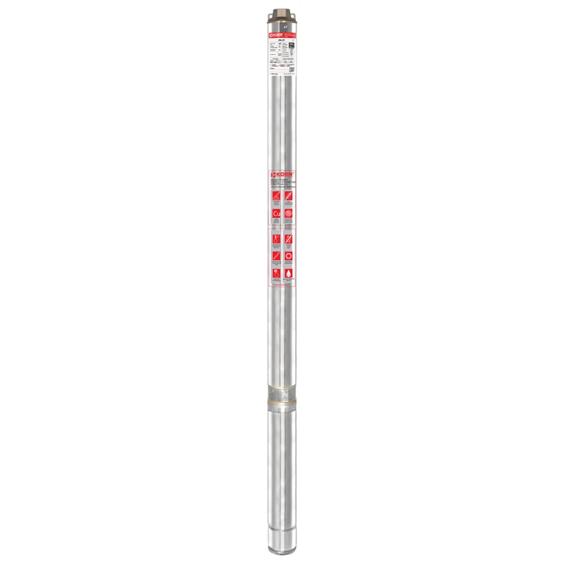 Скважинный насос центробежный Koer 4SDM 2/37 с пультом (2.2кВт H-262м Q-55л/мин Ø100мм)