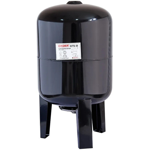 Гидроаккумулятор 50л Koer KVTS-50 (KB0013) сталь, вертикальный