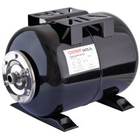 Гидроаккумулятор горизонтальный Koer KHTS-100 100л, 1,2 мм сталь, фланец-нержавеющая сталь