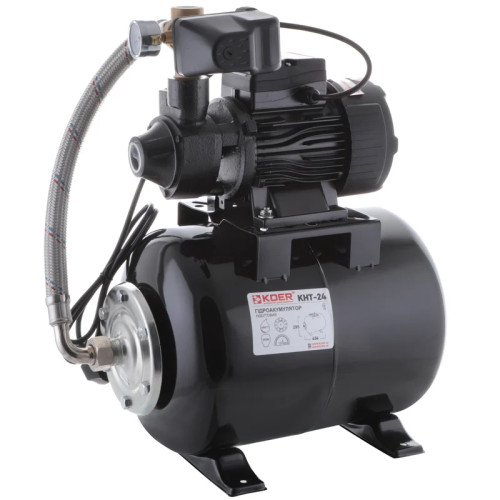 Насосна станція Koer auto QB-80 24L (0,75 кВт, Q=50 л/хв, H=55 м)