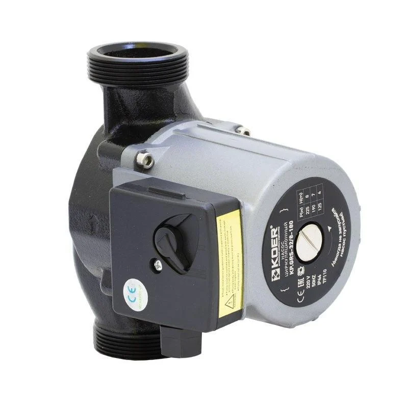 Насос циркуляционный Koer KP.GRS-32/8-180 (225 Вт, Hmax = 8м, Qmax = 200 л/мин)