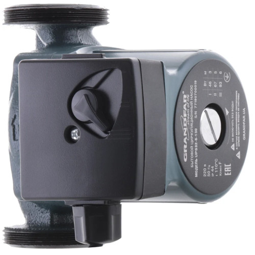 Циркуляционный насос GRANDFAR UPS32-6-130 (93 Вт, 3.3 м³/ч, Hmax 6 м)