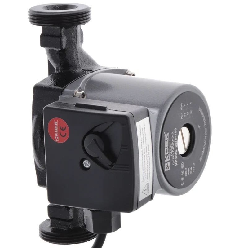 Насос циркуляційний  Koer KP.GRS-25 / 6-180 (93 Вт, H = 6м, Q = 55 л/хв)