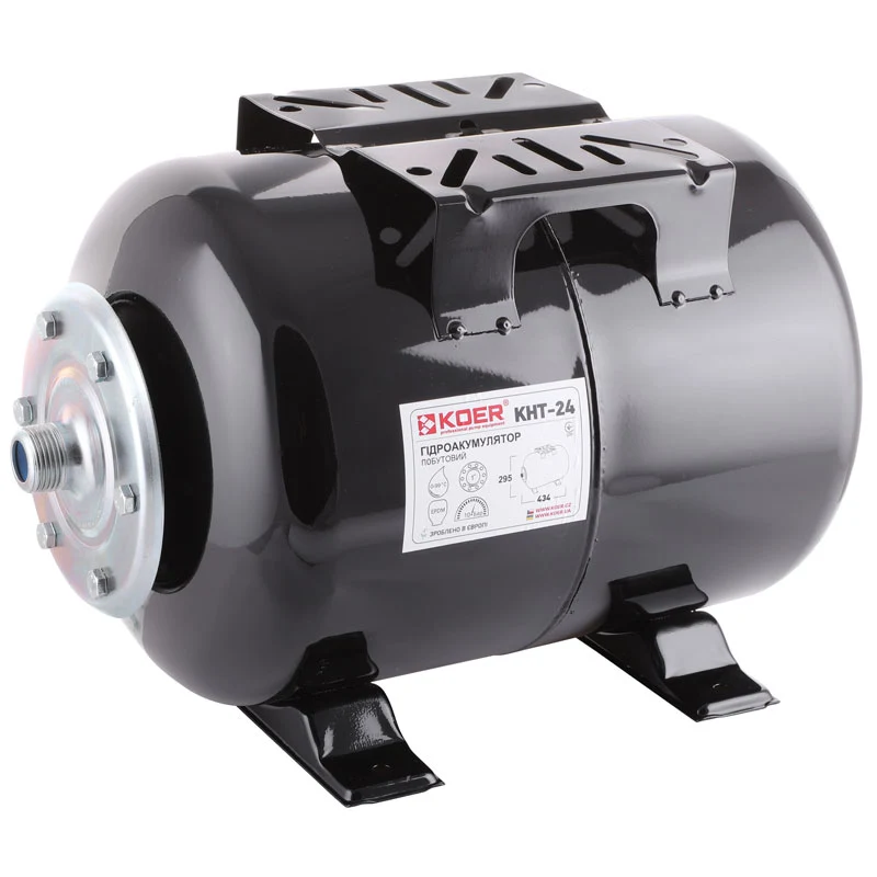 Гидроаккумулятор 24л Koer KHT-24, 1мм (KB0008) сталь. 