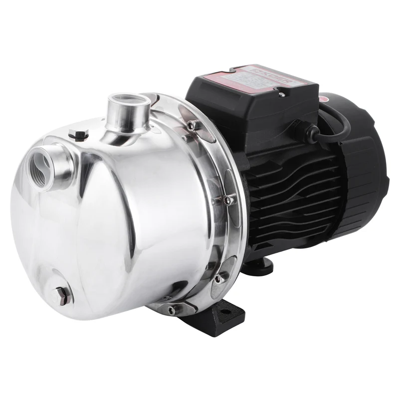 Насос поверхностный самовсасывающий Koer JS-800 корпус нержавеющая сталь (0.8кВт H-46м Q-55л/мин)