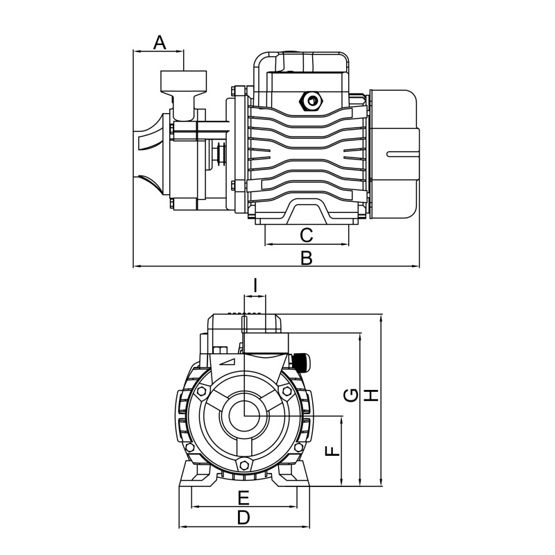 Насос поверхневий OPERA DKM60-1B, 370 Вт, Q 1.8 м³/год, H 32 м