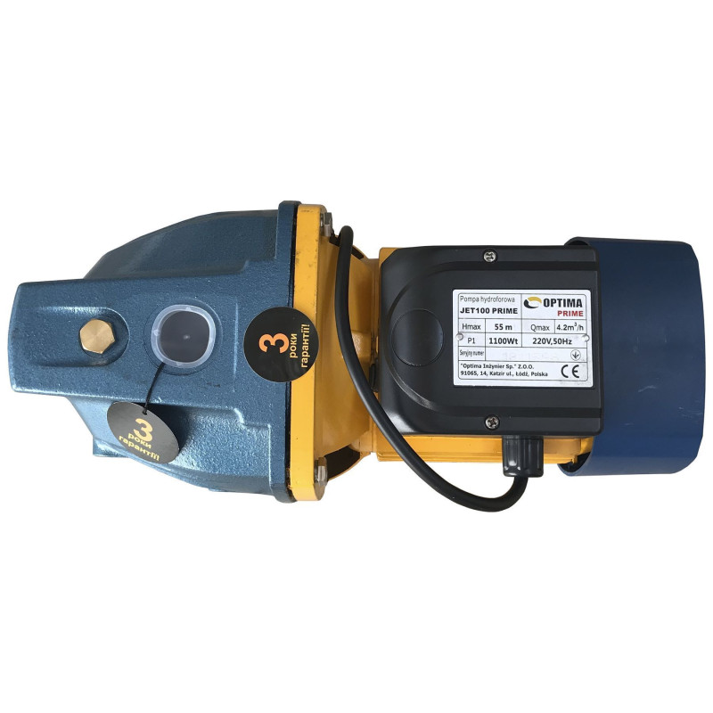 Насос центробежный Optima JET100 PRIME 1,1 кВт