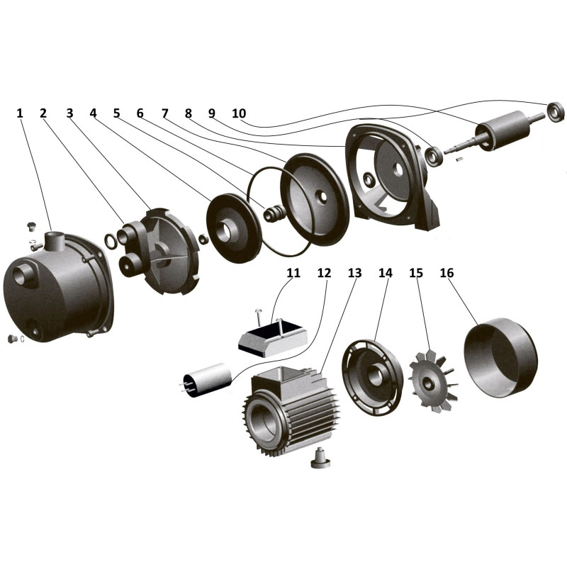 Насос центробежный Optima JET150S 1,3 кВт нержавейка