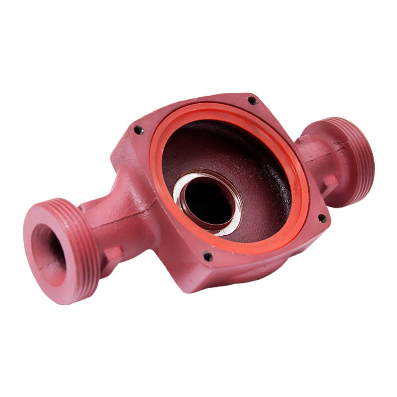 Насос циркуляционный 100Вт Hmax 6м Qmax 50л/мин Ø1 1/2" 180мм бордо + гайки Ø1" WETRON LР525–6/180В (774232)