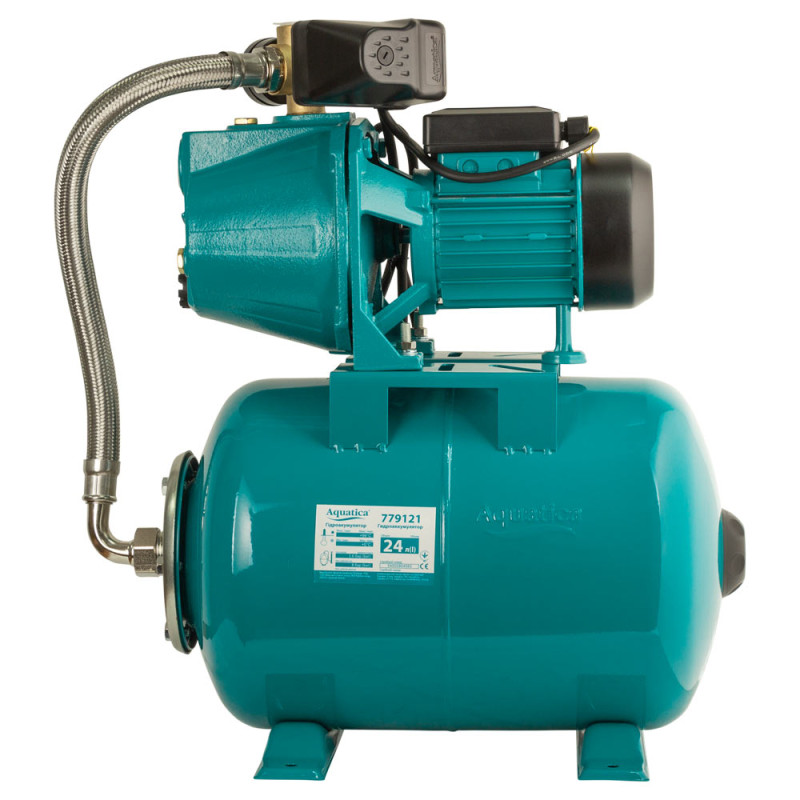 Насосная станция AQUATICA (775092/24) 0.75кВт Hmax 48м Qmax 55л/мин бак 24л