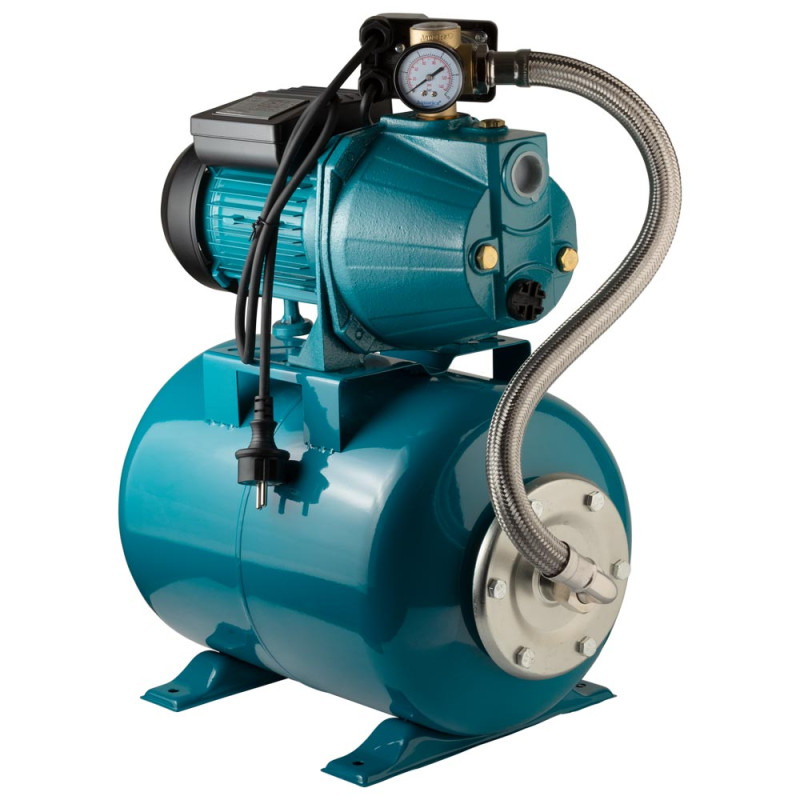 Насосная станция AQUATICA (775093/24) 1.1кВт Hmax 55м Qmax 60л/мин (самовсасывающий насос) 24л