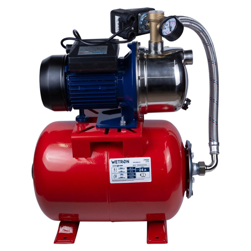 Насосна станція WETRON (775054/24) 1.1 кВт Hmax 48м Qmax 60л/хв