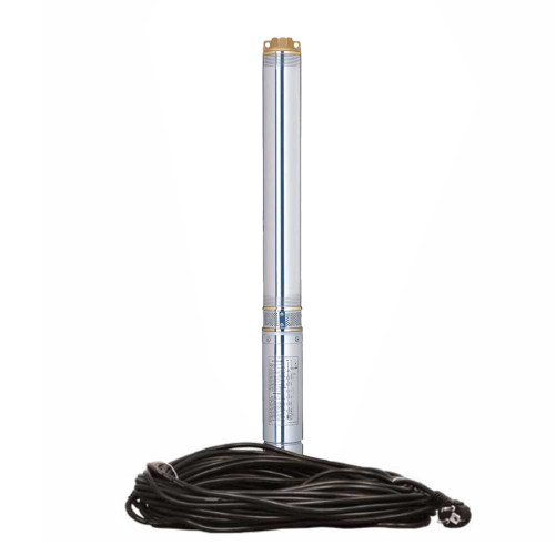 Насос відцентровий свердловинний 0.37кВт H 66(43)м Q 40(25)л/хв Ø66мм (кабель 30м) AQUATICA (DONGYIN) (777372)