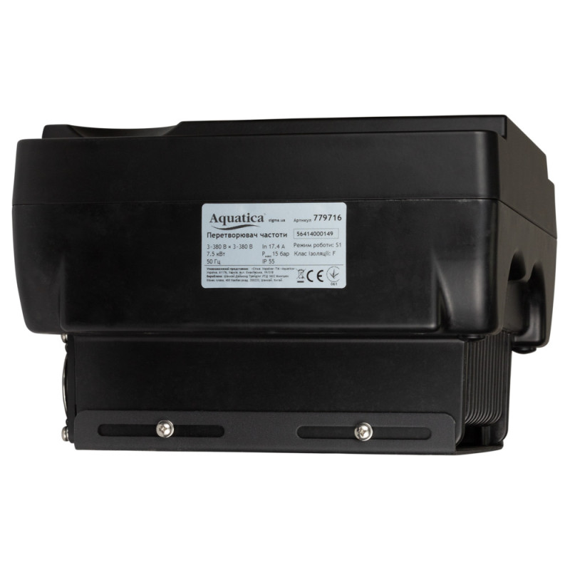 Преобразователь частоты AQUATICA (779716) 3~380В × 3~380В до 7.5кВт с датчиком давления