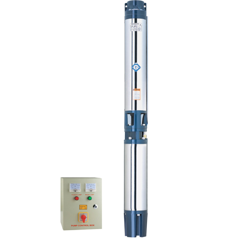 Насос свердловинний DONGYIN (7776883) 380В 22кВт H 120(65) м Q 1200(1000)л/хв Ø151мм+пульт 