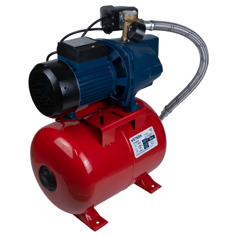 Насосна станція Wetron (775033/24)  0.75кВт Hmax 40м Qmax 80л/хв 