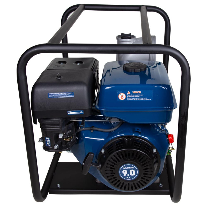 Мотопомпа 15л.с. Hmax 30м Qmax 110м³/ч (4-х тактний) WETRON (772553)