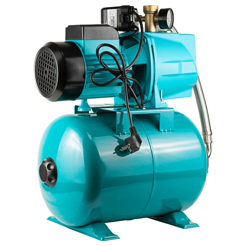 Насосна станція AQUATICA (775083/24) 0.75кВт Hmax 42м Qmax 80л/хв (самовсмоктувальний насос) 24л