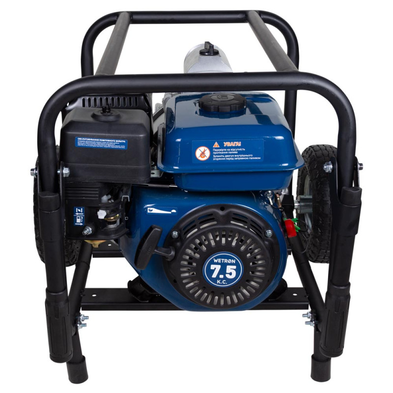 Мотопомпа для брудної води WETRON (772557) 7.5л.с. Hmax 26м Qmax 60м³/ч (4-х тактний) 