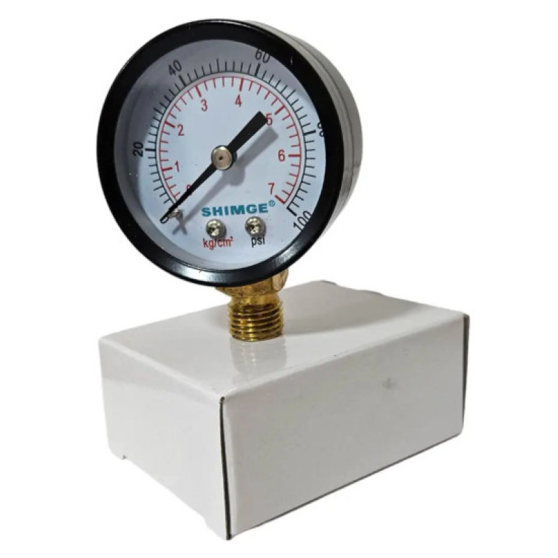 Манометр радиальный SHIMGE PS-S Ø50 -7 bar