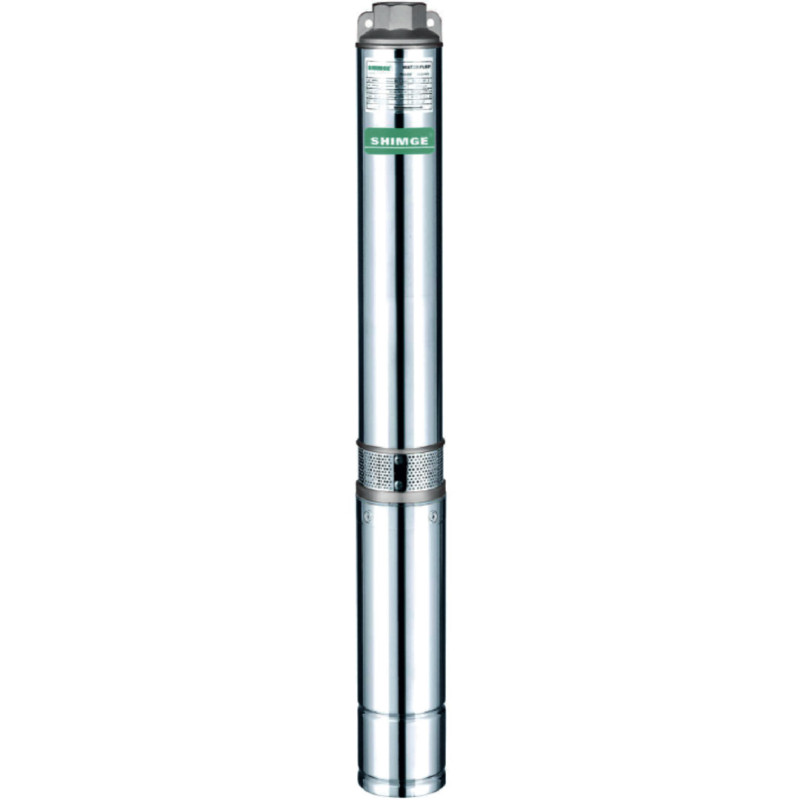Скважинный насос SHIMGE 4SPm 4/8-0.55 кВт, Н57(44)м, Q100(60) л/мин, Ø96 мм