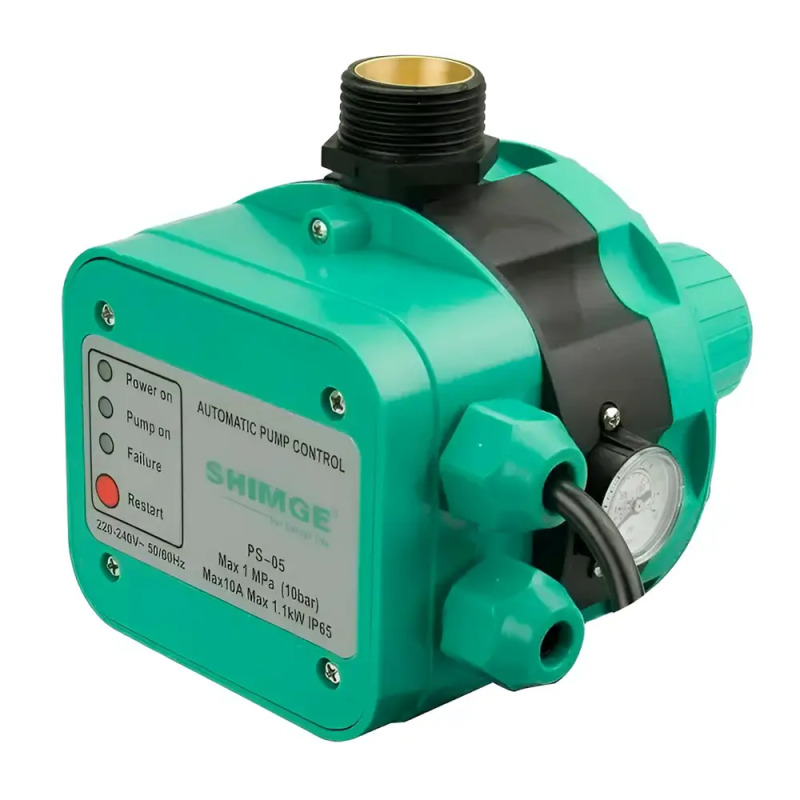 Контролер тиску SHIMGE PS-05A 1.1кВт з манометром 