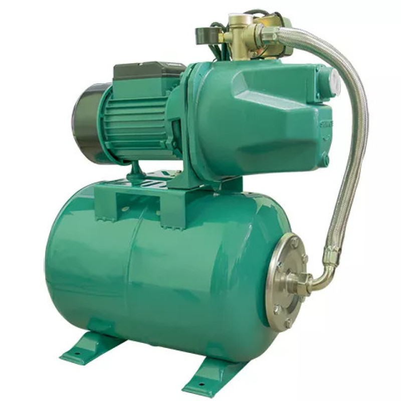 Насосная станция SHIMGE JET1100L1 + БАК 24L (1.1кВт, Нmax=48м, Qmax=90л/мин)