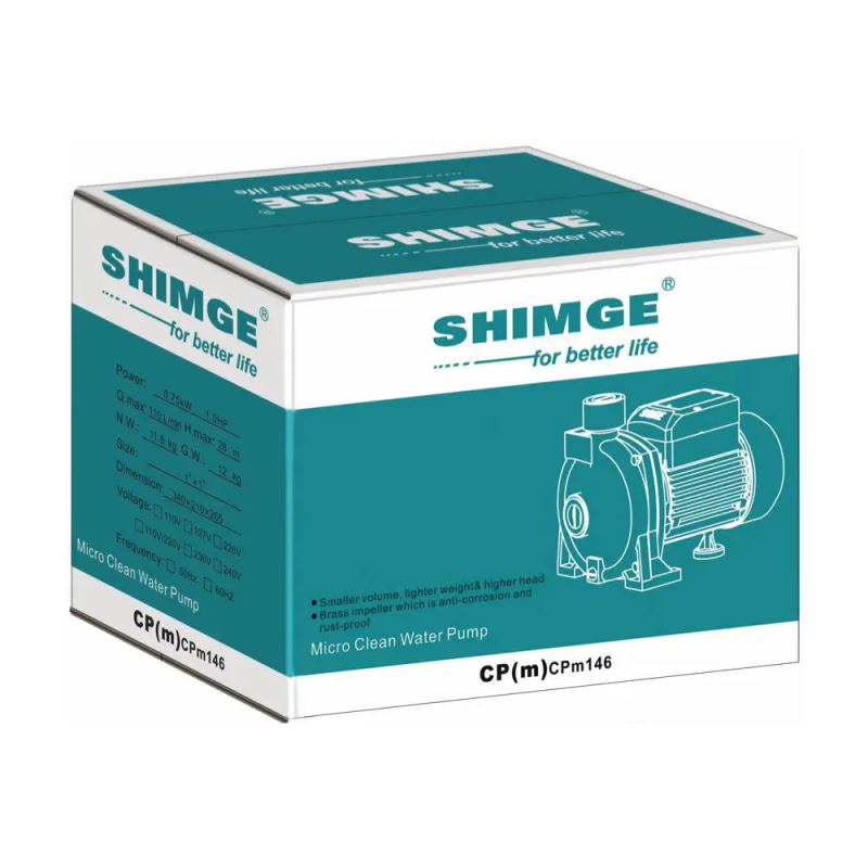 Насос центробежный SHIMGE CPm200 2.2 кВт, Нmax=55 м, Qmax=140 л/мин 