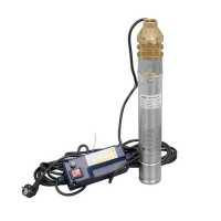 Насос GRANDWATER 3SKM 100, 0,75кВт, Нmax=57м, Qmax=35л/хв, 10м, Ø75мм свердловинний, вихровий Насос GRANDWATER 3SKM 100, 0,75кВт, Нmax=57м, Qmax=35л/хв, 10м, Ø75мм свердловинний, вихровий