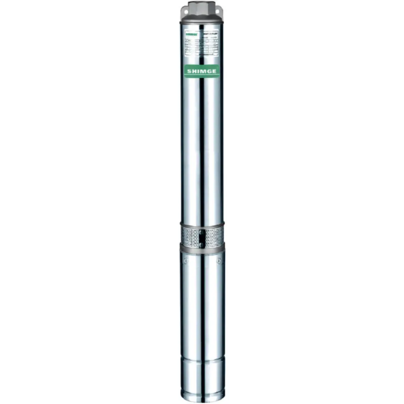 Насос глибинний SHIMGE 4SP 16/20-5.5 5,5кВт 380В Н=120(86)м, Q=350(200)л/хв Ø96мм (3м кабелю) 