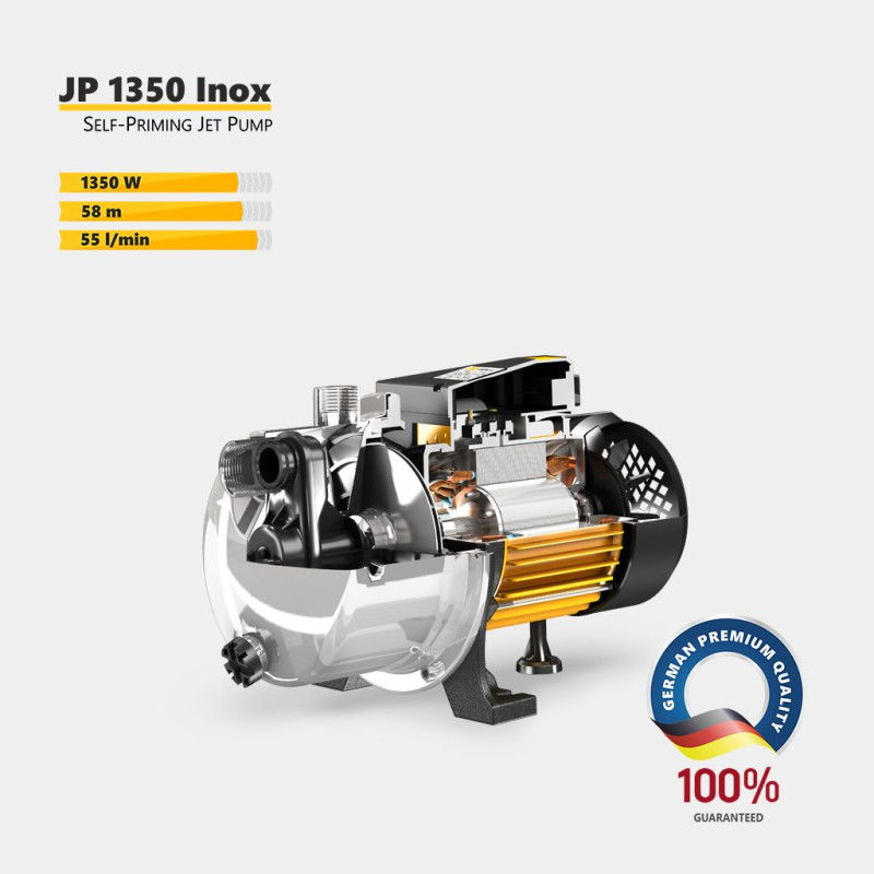 Насосная станция TEKK HAUS JP 1350 Inox автоматическим контроллером давления EPC 2