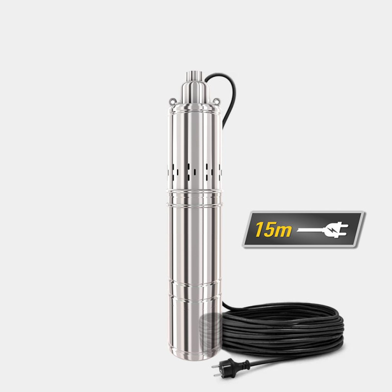 Насос шнековий TEKK HAUS 4QGD 1.9/10 600W 15м кабель 