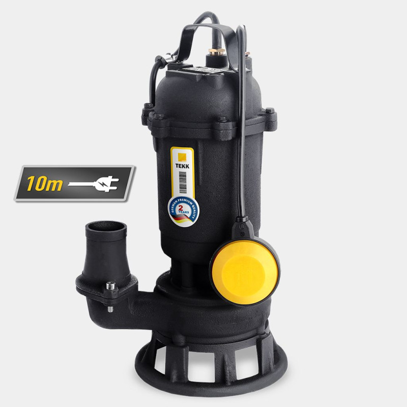 Дренажно-фекальный насос TEKK HAUS SDF 1.5-15 с режущим механизмом.