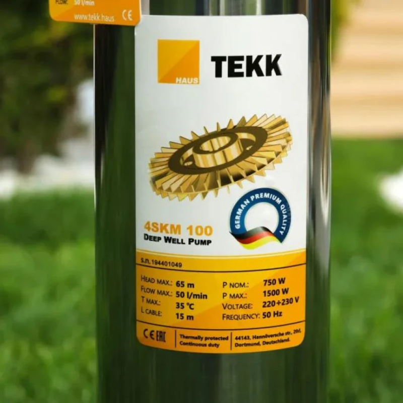 Насос глибинний TEKK HAUS 4SKM 150 40м кабель з пультом 