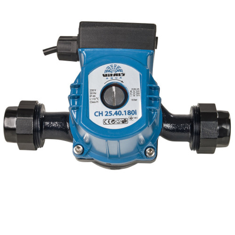 Циркуляційний насос Vitals Aqua CH 25.40.180i (72 Вт, Q 2.88 м³/год, H 4 м) 