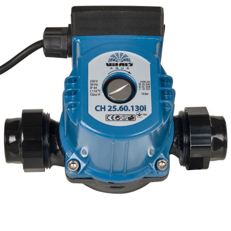 Насос циркуляційний Vitals Aqua CH 25.60.130i (2020) (95 Вт, Q 3,3 м³/год, H 6 м) 