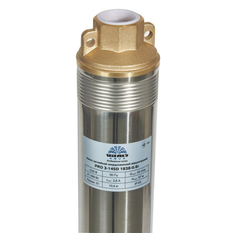 Насос свердловинний  Vitals Aqua PRO 3-14SD 1838-0.6r відцентровий  