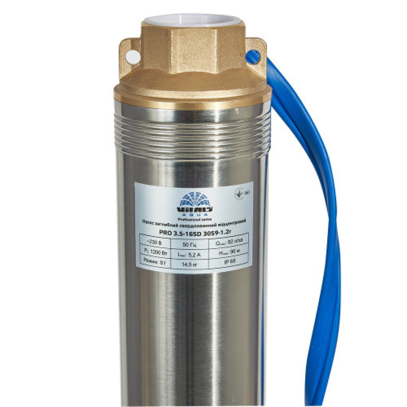 Насос  свердловинний  Vitals Aqua PRO 3.5-16SD 3059-1.2r відцентровий 