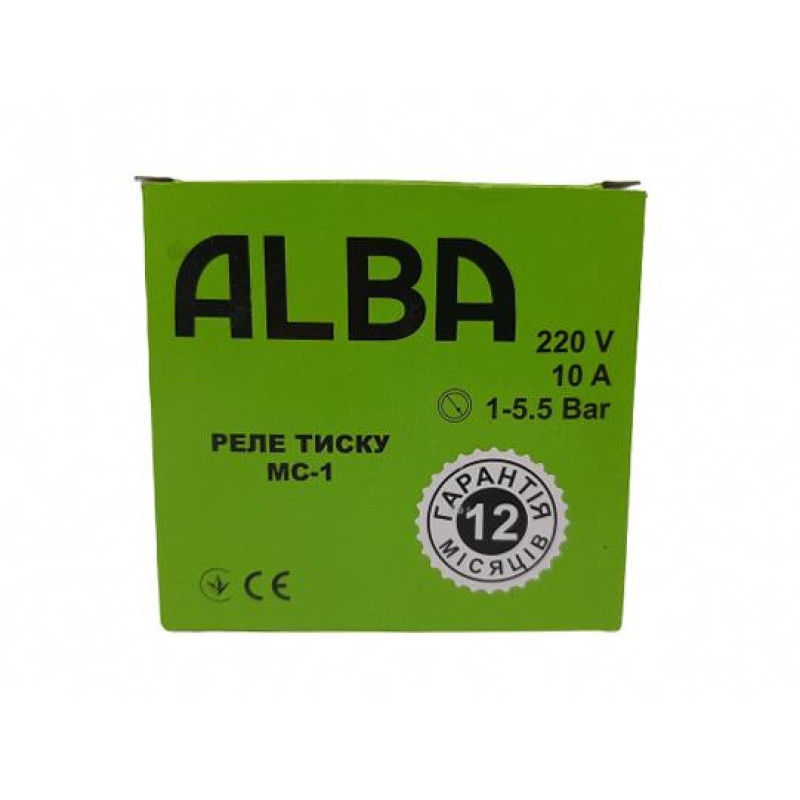Реле тиску з накидною гайкою ALBA MC-1